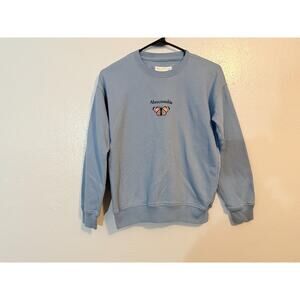 Abercrombie kids relaxed fit light blue sz 11/12 sweatshirt long sleeve